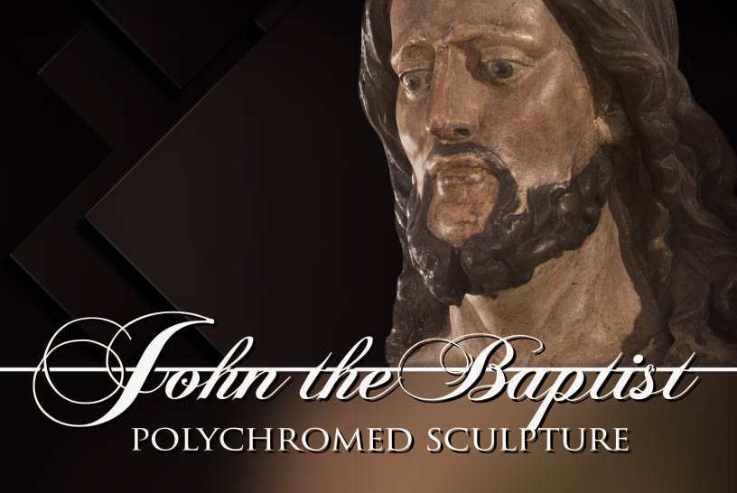 John the Baptist: Polychromed Sculpture