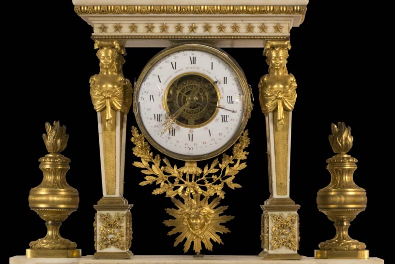 Louis XVI Musical Mantel Clock