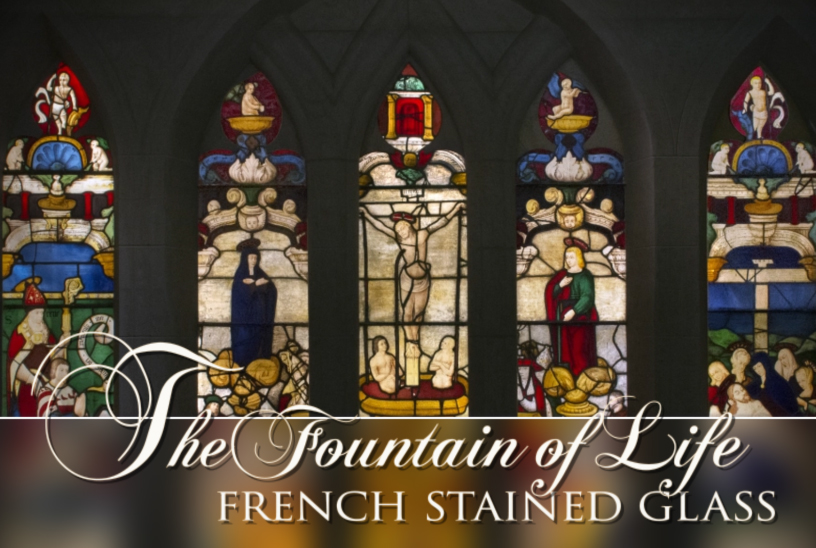 French Stained Glass: The Fountain of Life