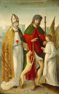 St. Augustine and St. Roch, Juan de Flandes in M&G Collection