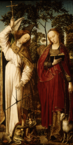 St. Michael the Archangel and St. Agnes, Colijn de Coter in M&G collection