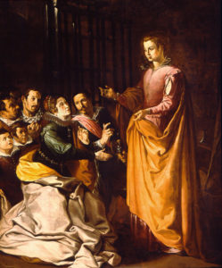 St. Catherine of Alexandria Appearing to the Family of St. Bonaventura, Francisco de Herrera, the Elder in M&G Collection