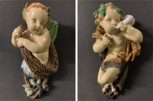 Young Nix and Young Faun, Albert-Ernest Carrier-Belleuse, The Minton Company in M&G Collection