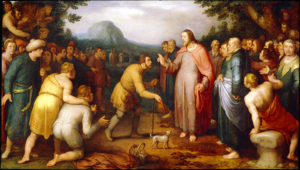 Christ Healing the Blind Man, Cornelis Cornelisz. van Haarlem in M&G Collection