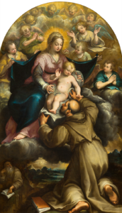Denys Calvaert, St. Francis Adoring the Christ Child in M&G collection
