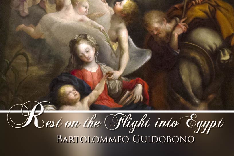 Rest on the Flight into Egypt: Bartolommeo Guidobono